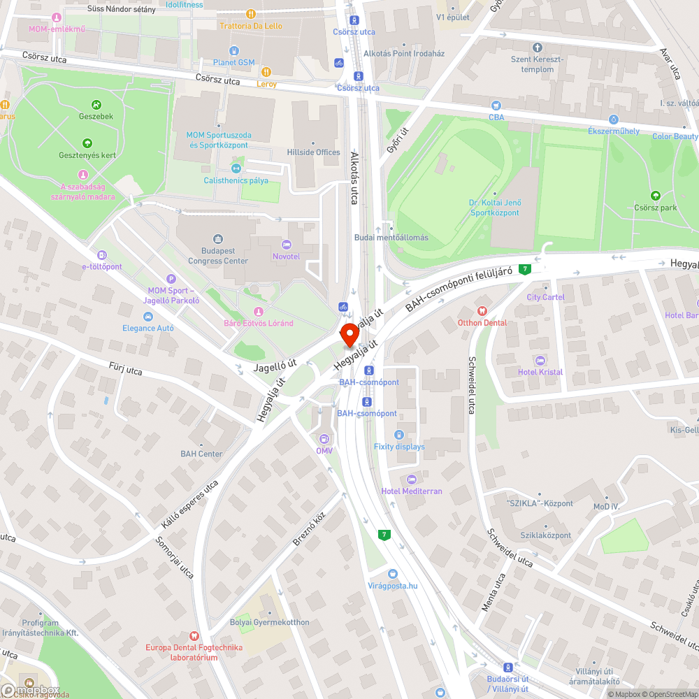 Visszateendő szegélykövek bejelentés helye