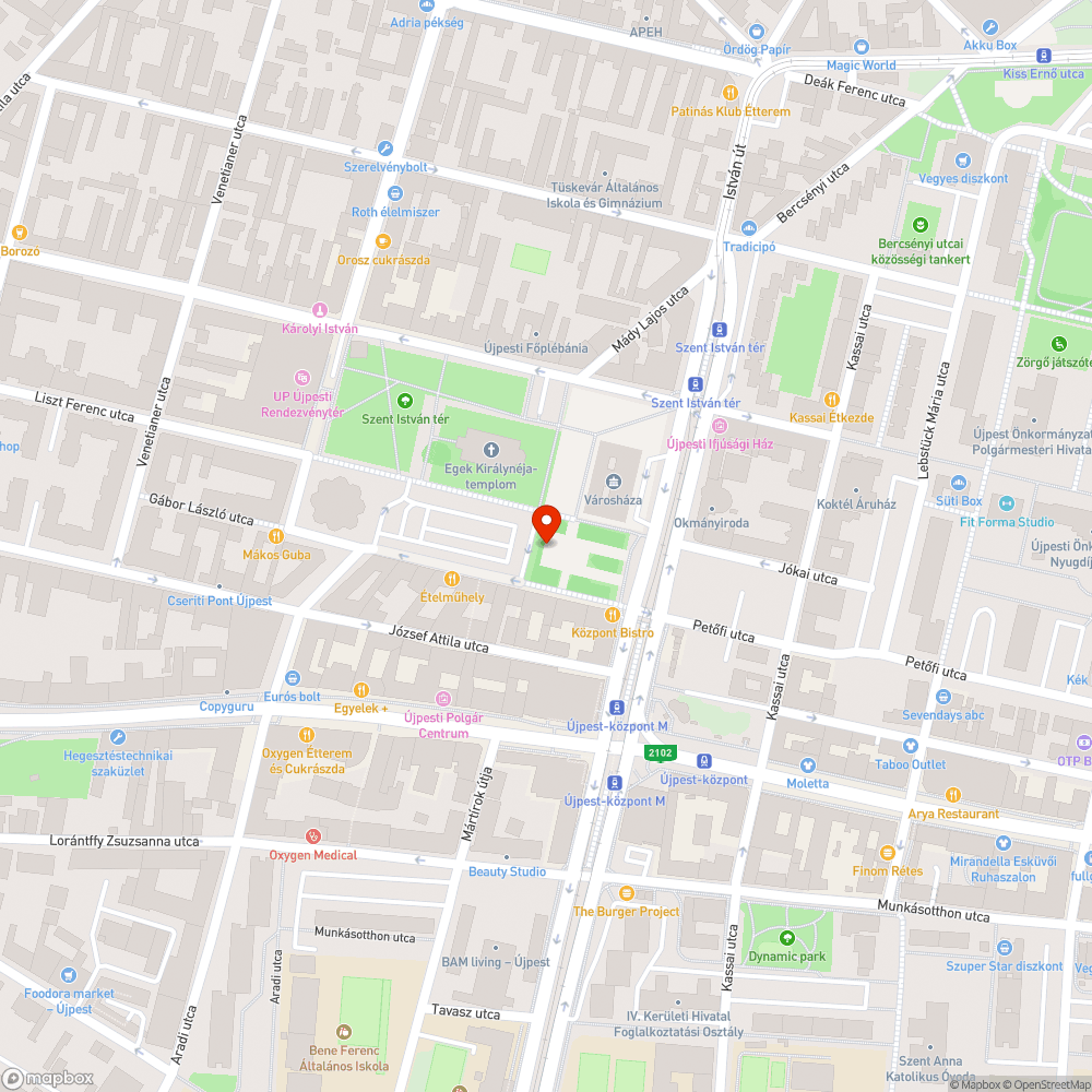 Fényszennyező szobrot megvilágító taposólámpák bejelentés helye