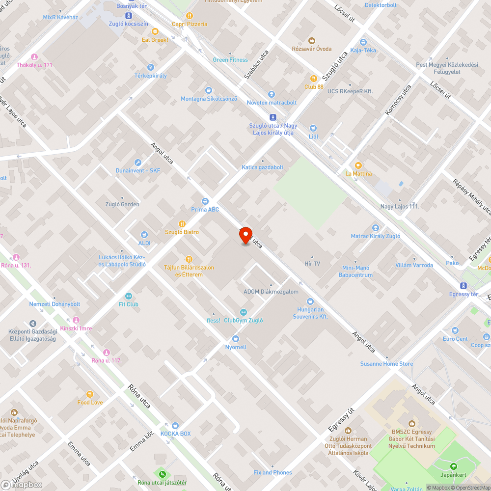 Lyukas aknafedél bejelentés helye