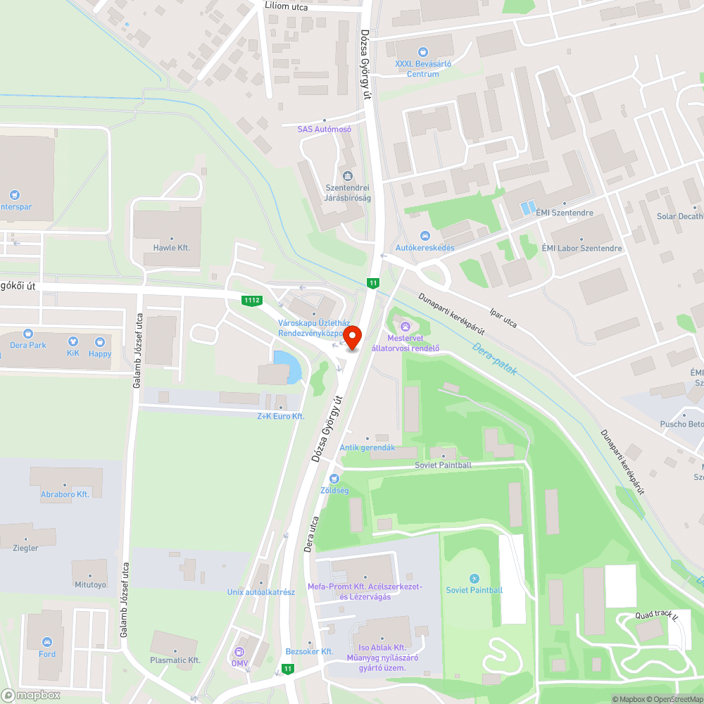 Hiányzó fenyterelő bejelentés helye