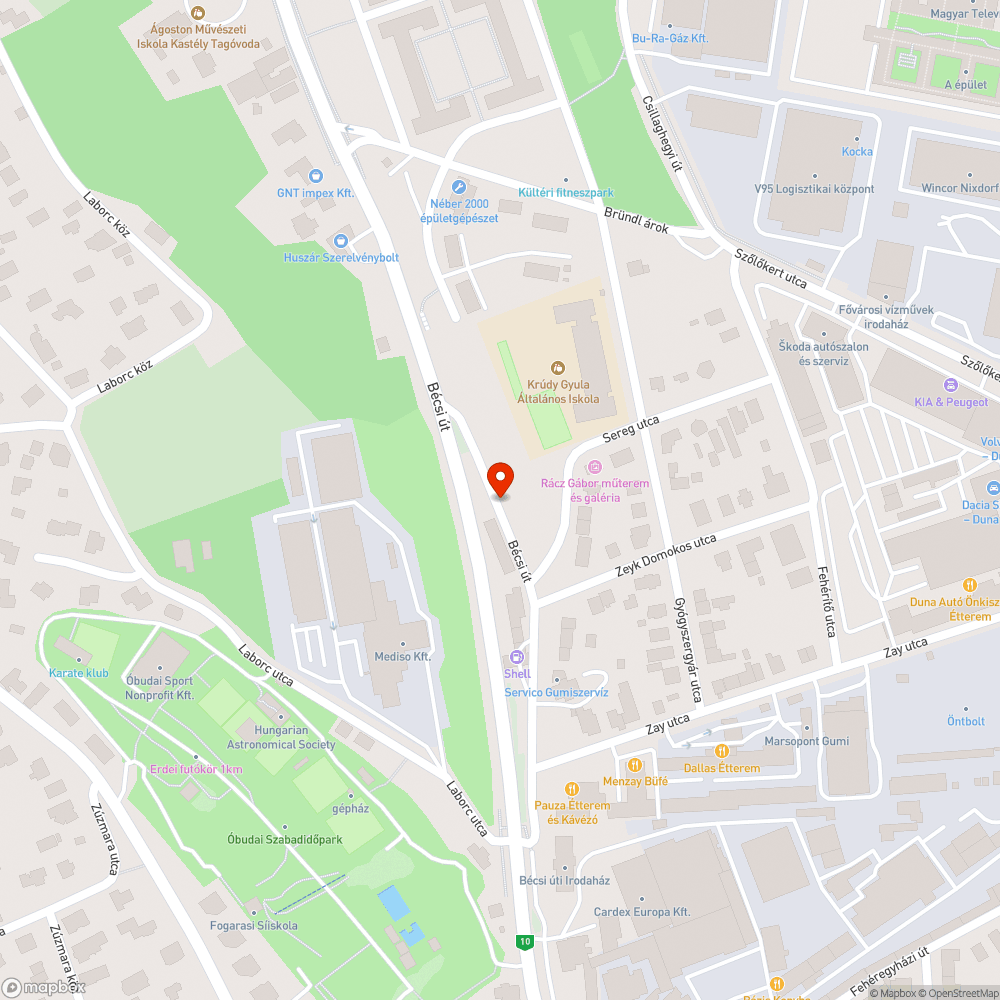 A Bécsi úton időtlen roncshalom bejelentés helye