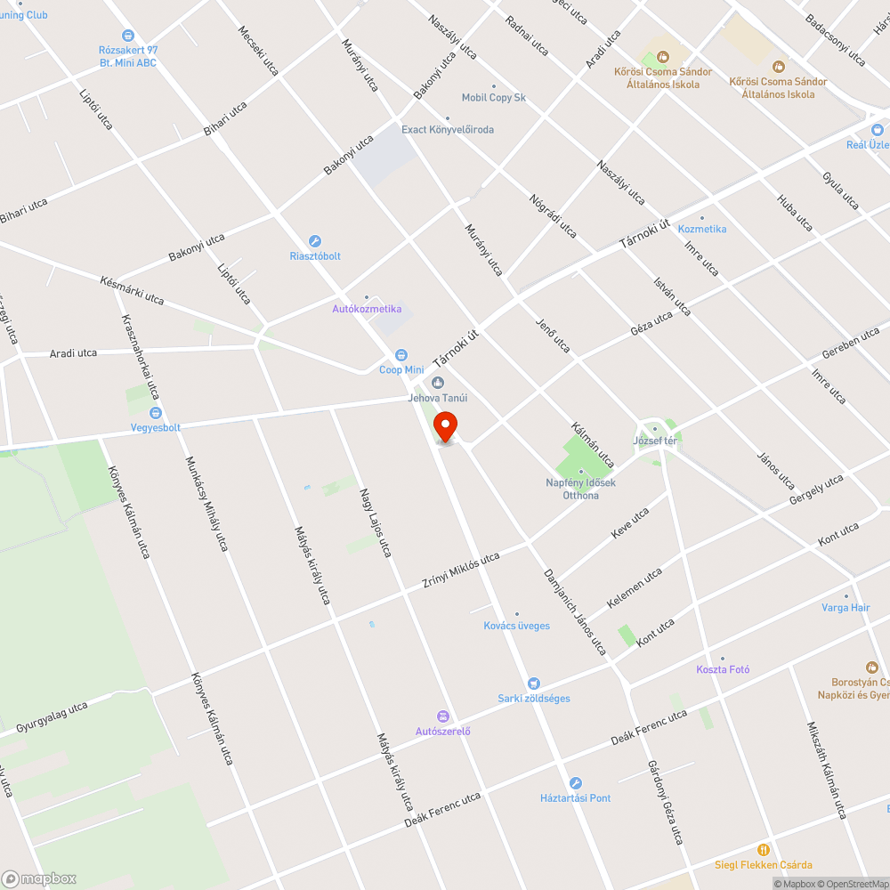 Elhagyott járművek bejelentés helye