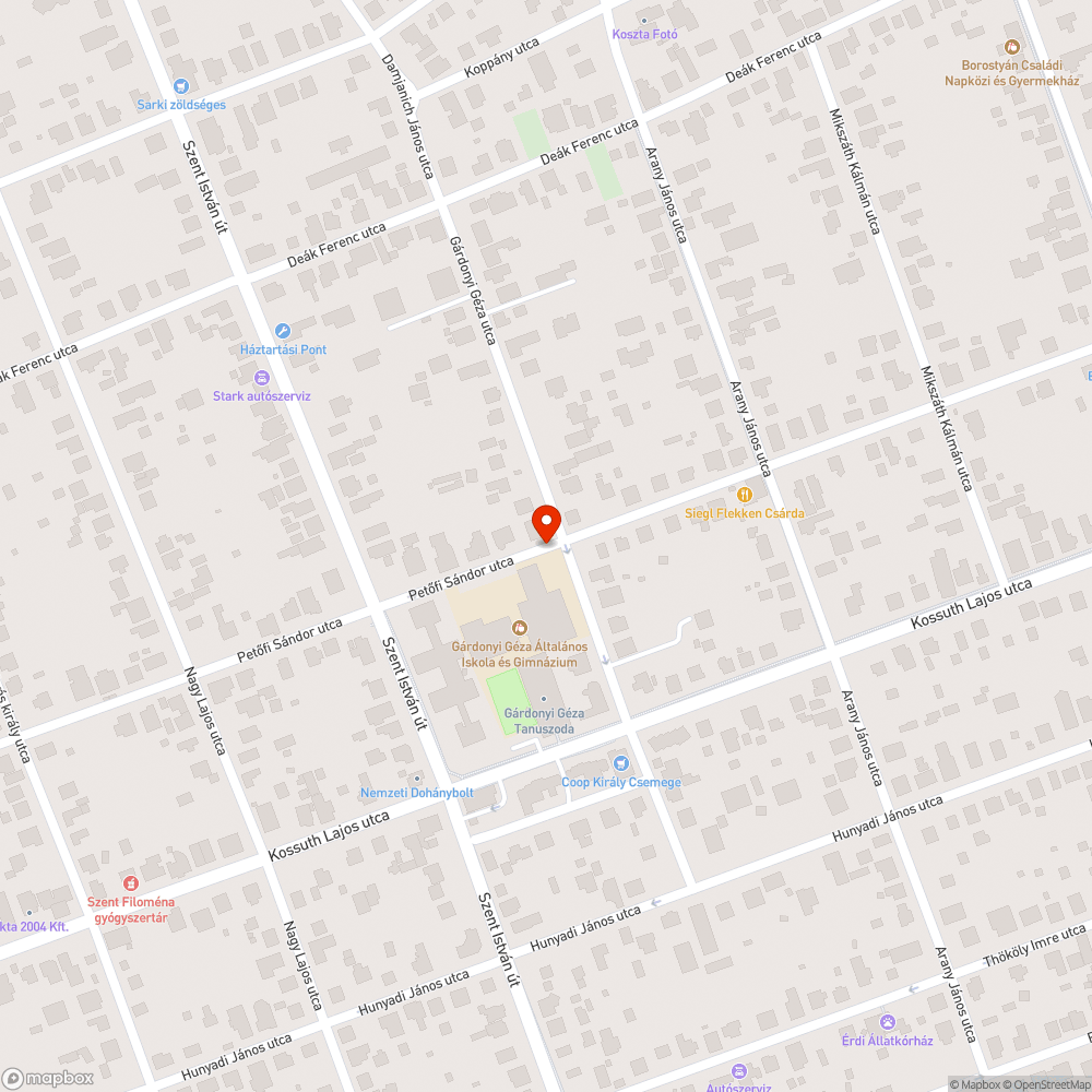 Elhagyott járművek bejelentés helye