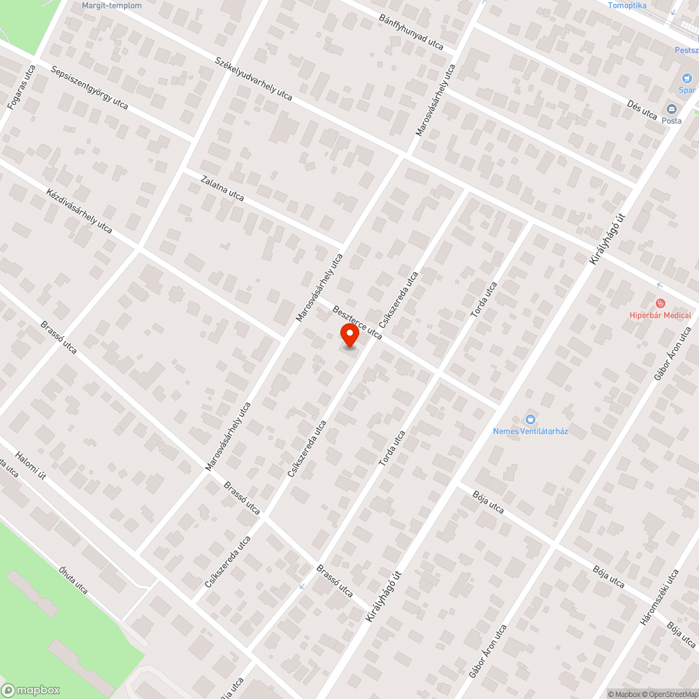 Egy lámpa nem (mindig) világít bejelentés helye