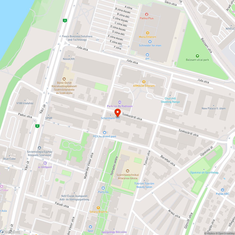 Csőtörés után szennyezett utca bejelentés helye