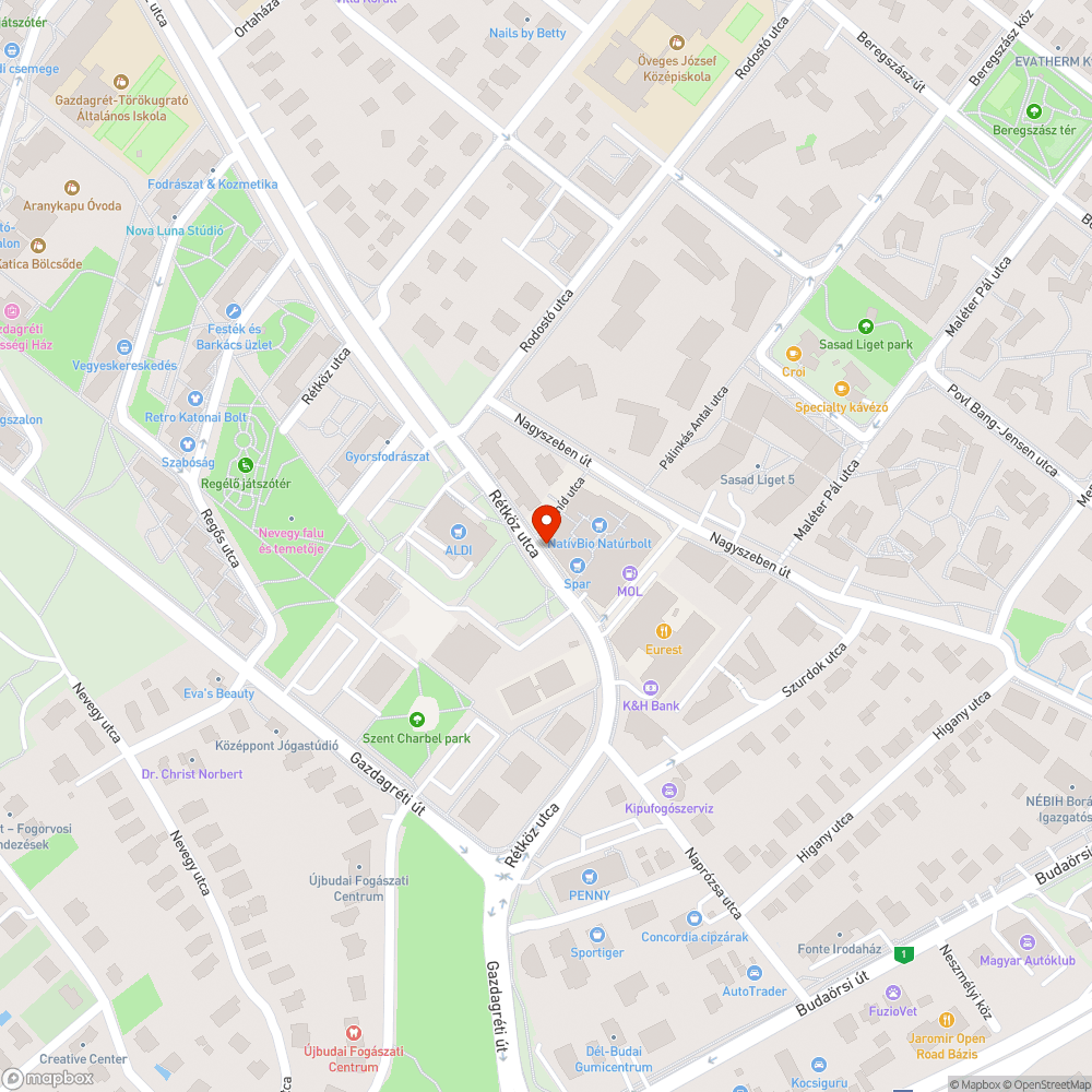 Nagyszeben tér buszmegálló szemétgyűjtő edényei bejelentés helye