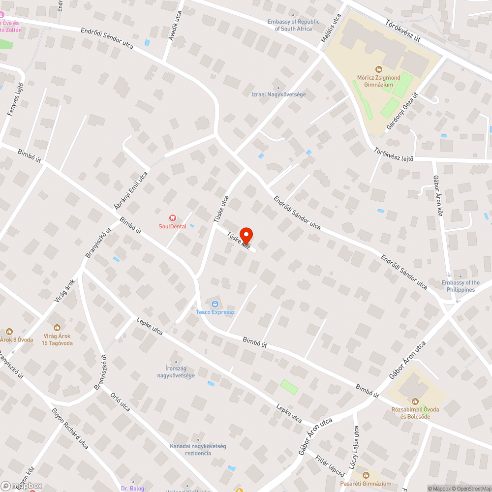 Lefagyott úttest bejelentés helye