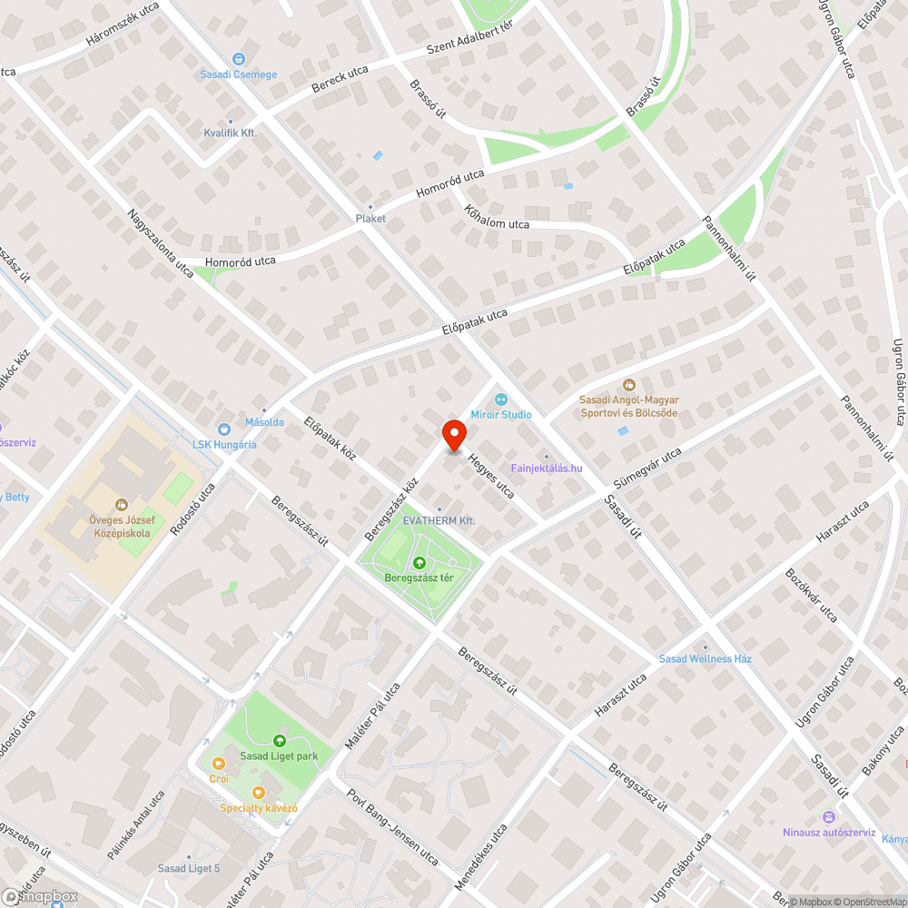 Hegyes utca 12. lógó kábel bejelentés helye