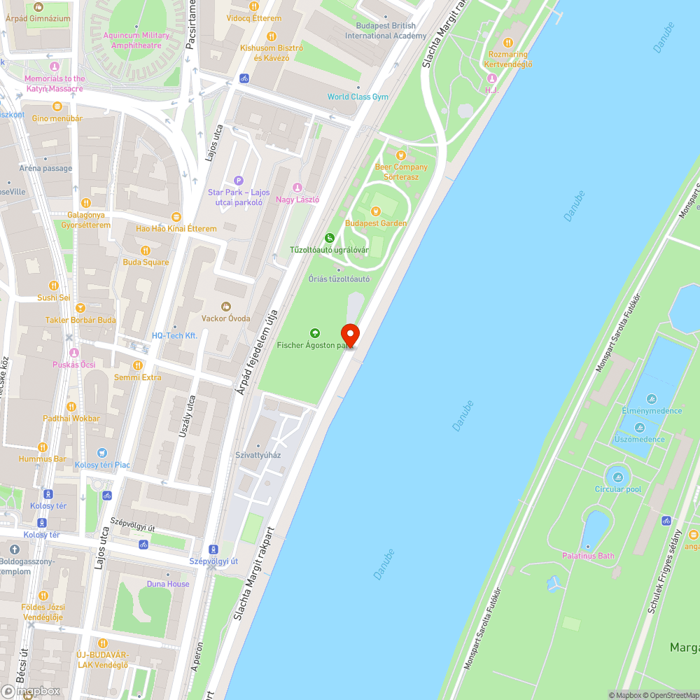 Hiányzó közvilágítás - Slachta Margit rakpart bejelentés helye