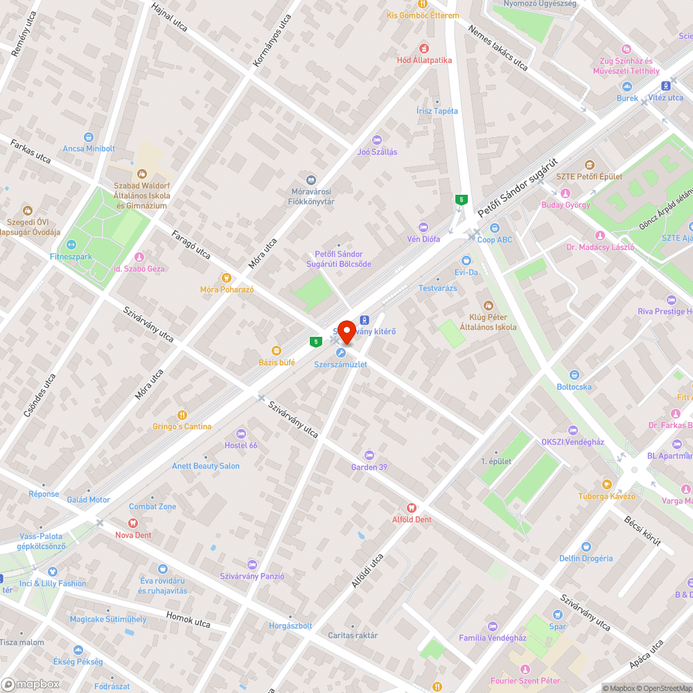 Korábbi parkoló tiltása bejelentés helye