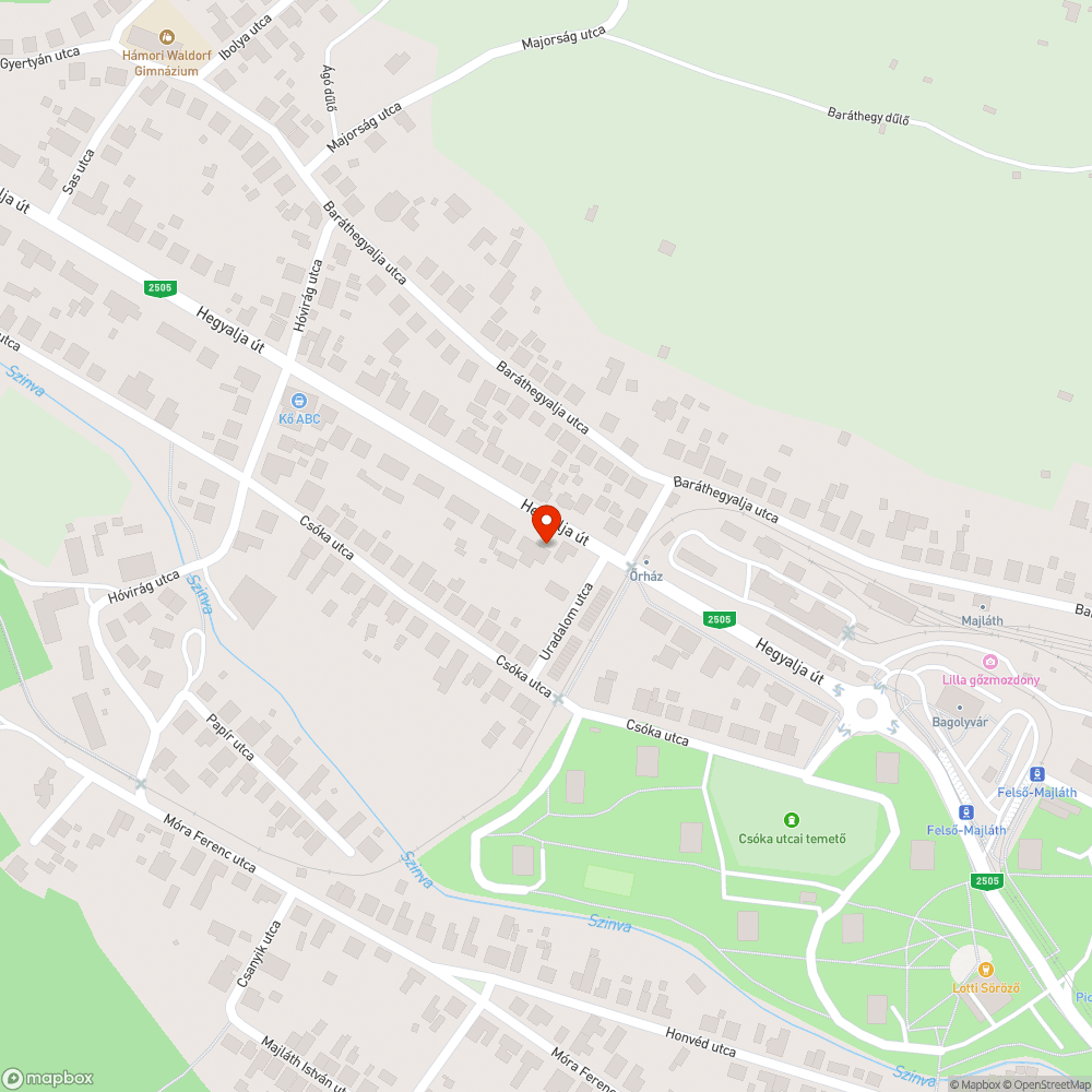 Önkényesen elfoglalva bejelentés helye