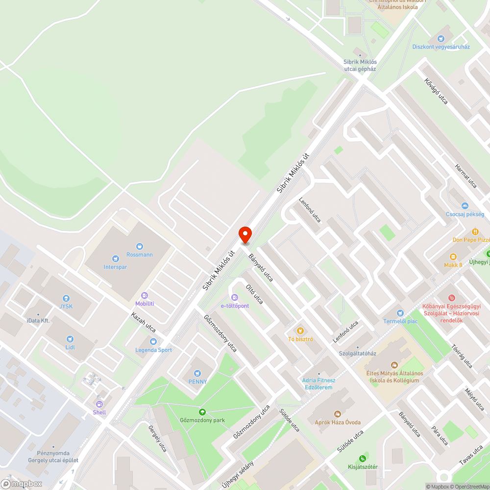 Kilátást akadályozó fenyőfák bejelentés helye