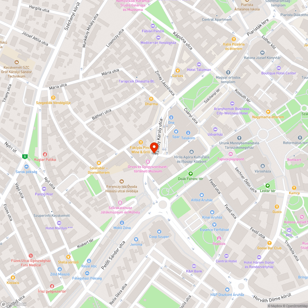 Leesett fényterelő bejelentés helye