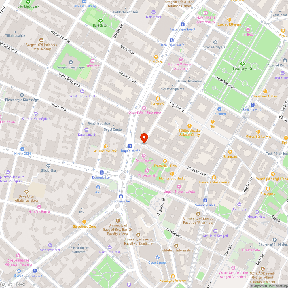 Megsérült folyóka bejelentés helye