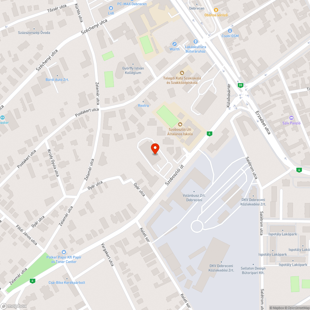 Nem működő közvilágítás bejelentés helye