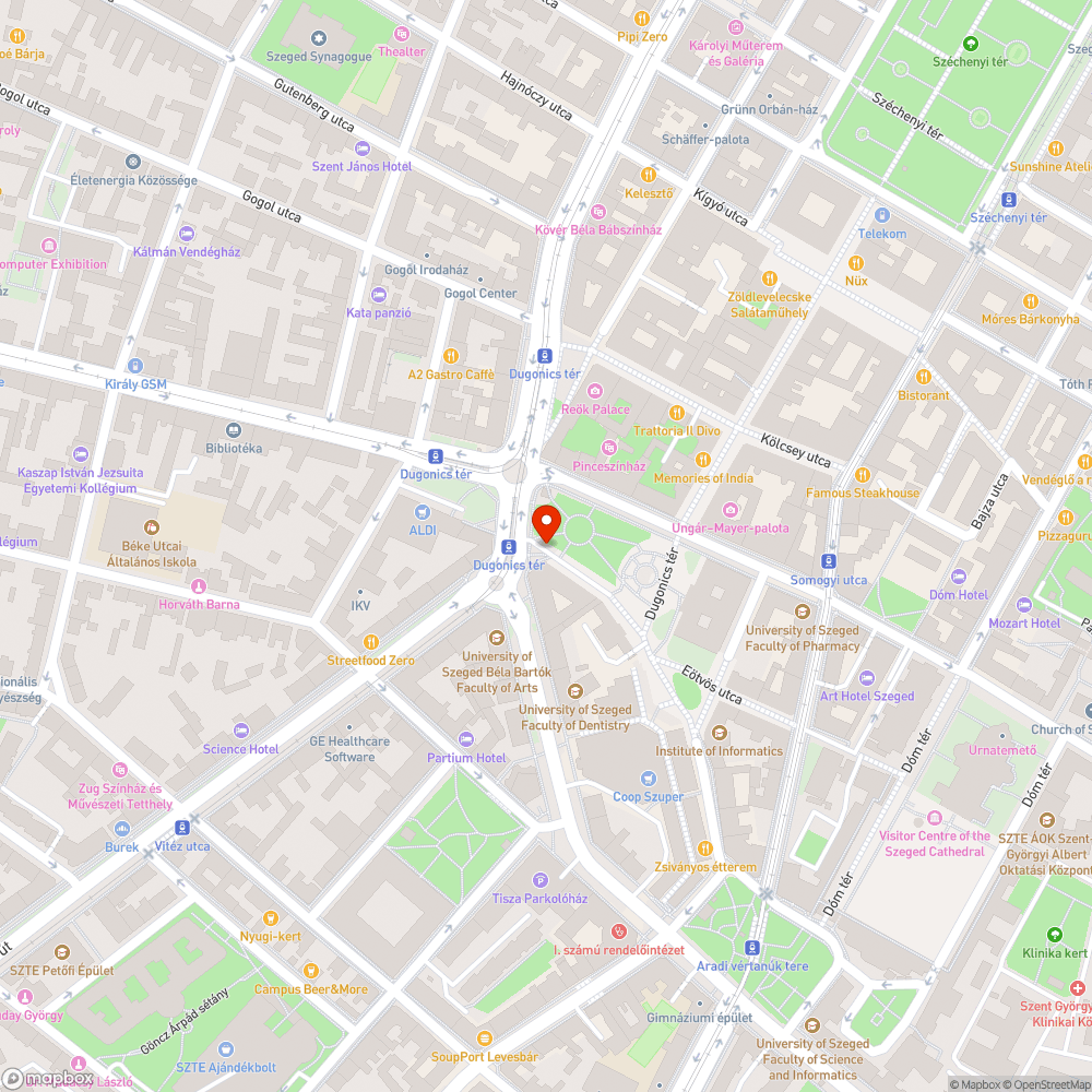 Meghibásodott kerékpárjavító állomás bejelentés helye