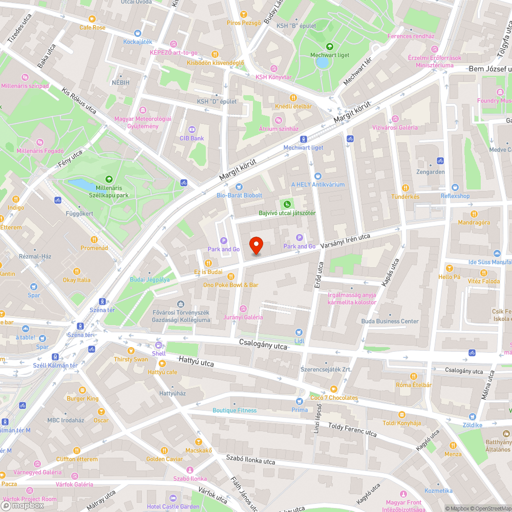 Szemetes, gondozatlan utca bejelentés helye