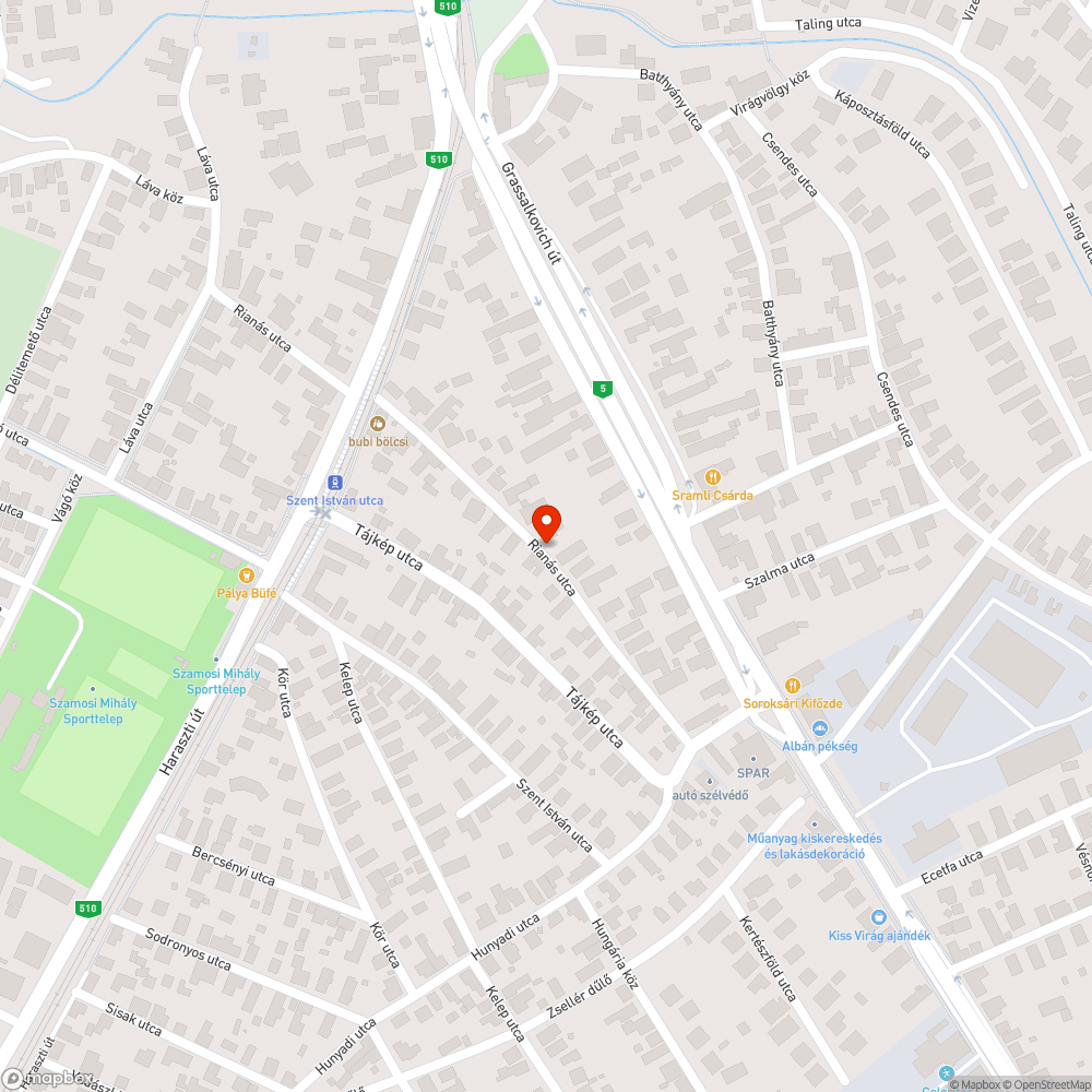 Közvilágítást kitakaró tuják bejelentés helye