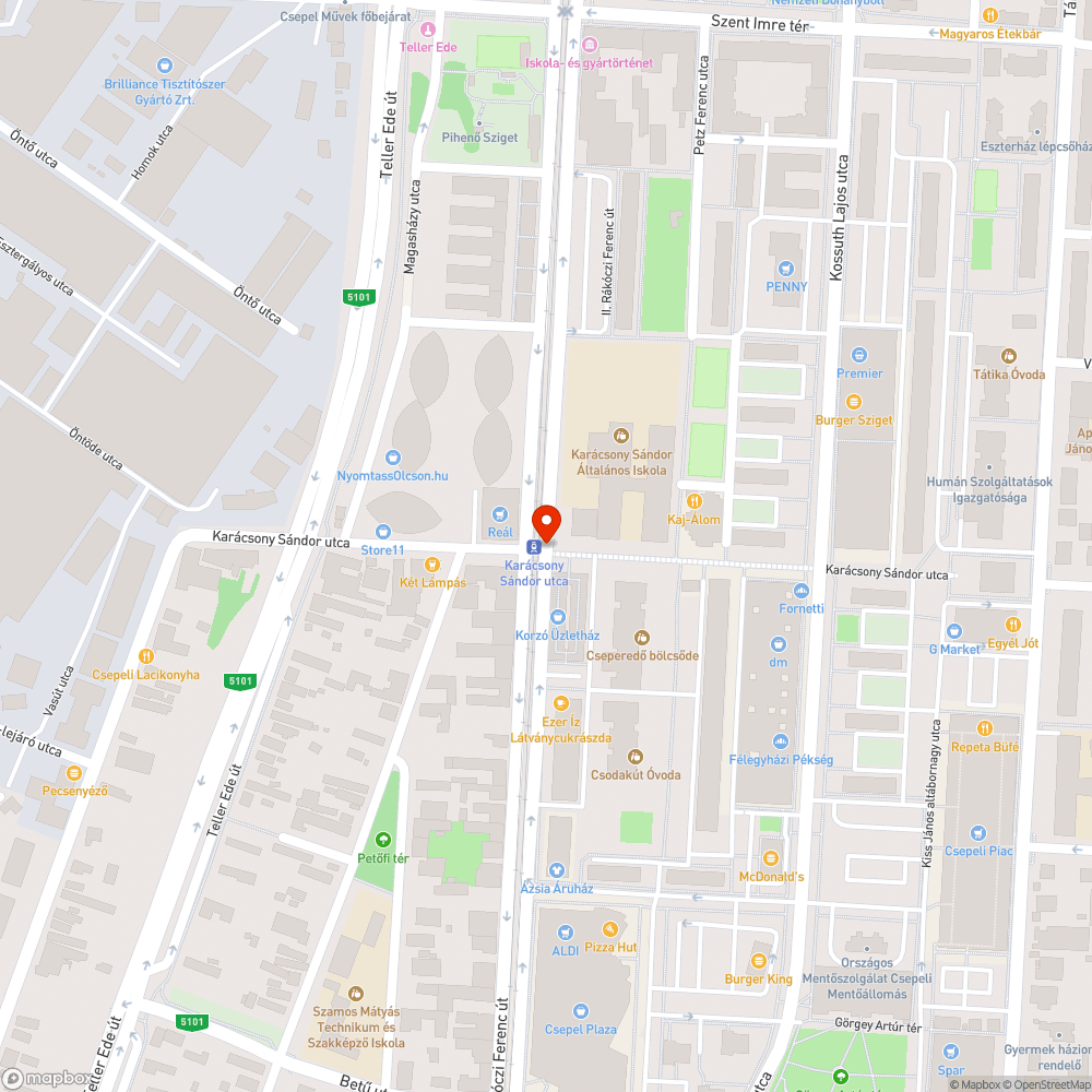 Masszív kátyú rengeteg bejelentés helye