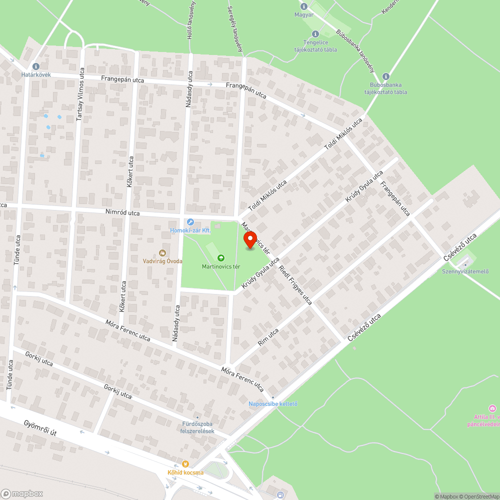 Leesett tábla bejelentés helye