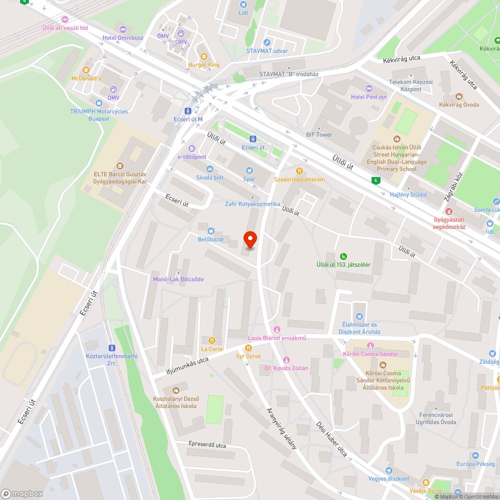 Felhalmozott avar bejelentés helye