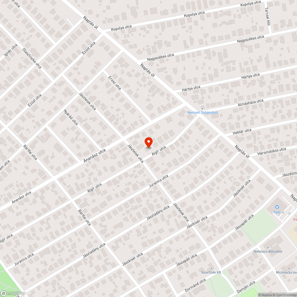 Veszélyes tölgyfa bejelentés helye