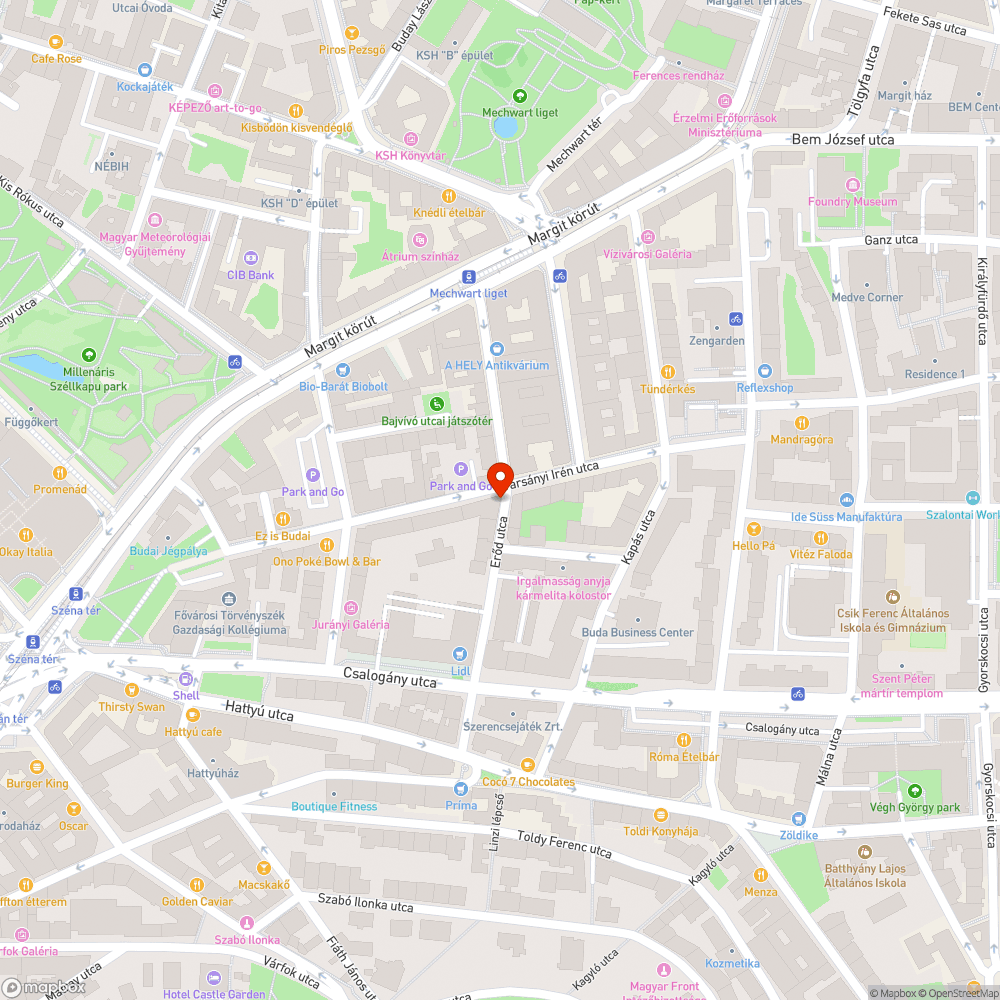 Illegális járdán parkolás bejelentés helye