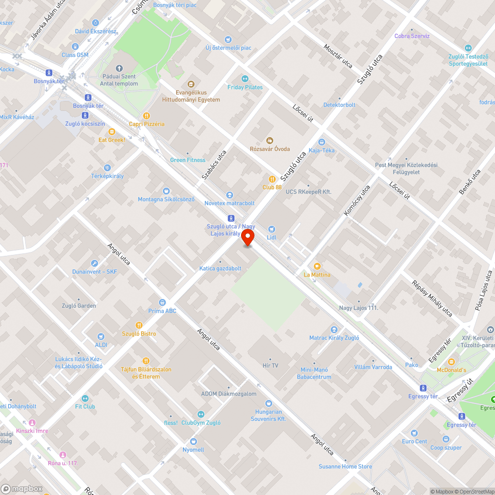 Járdára hulló vakolat – életveszély bejelentés helye