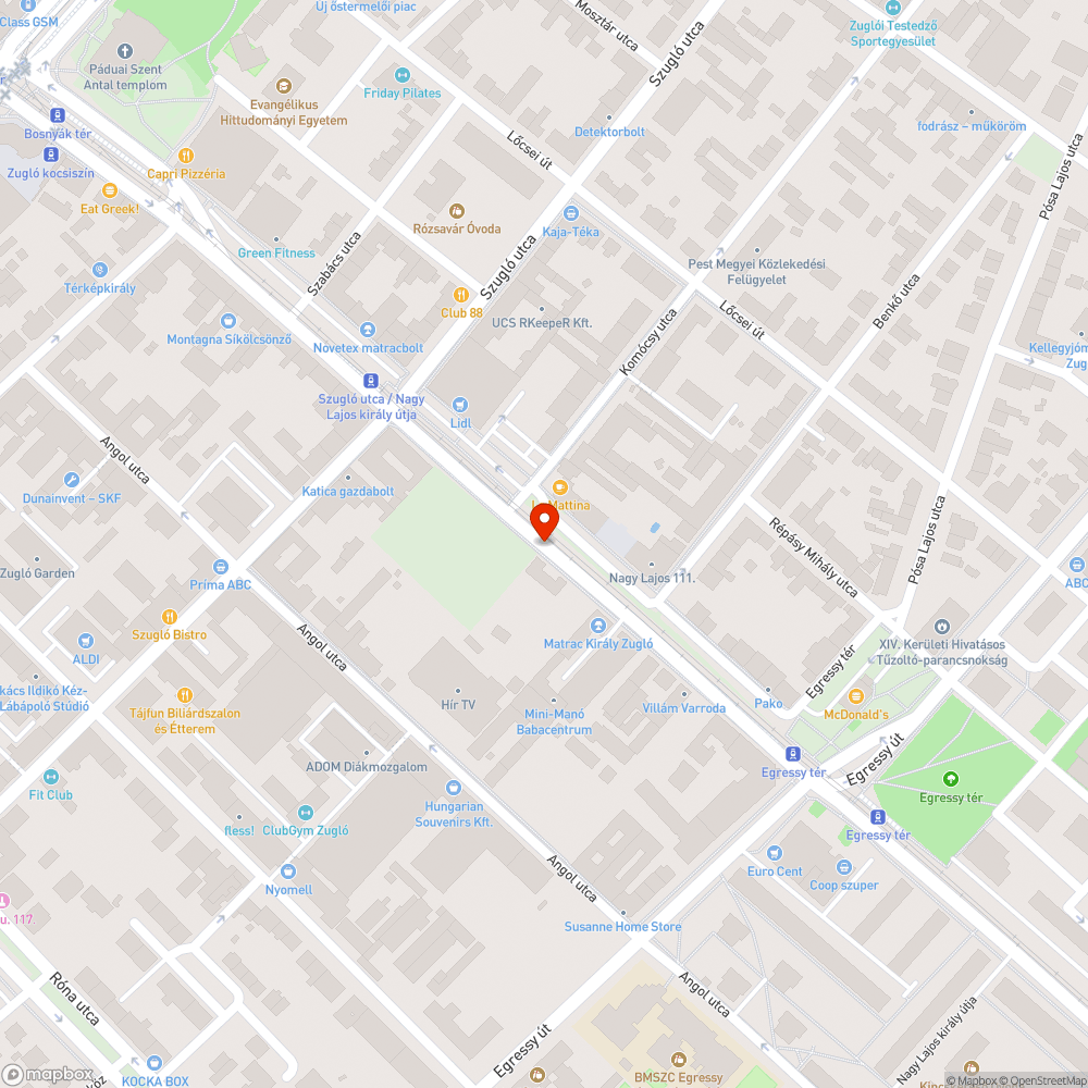 Sérült, lyukas fedlap bejelentés helye