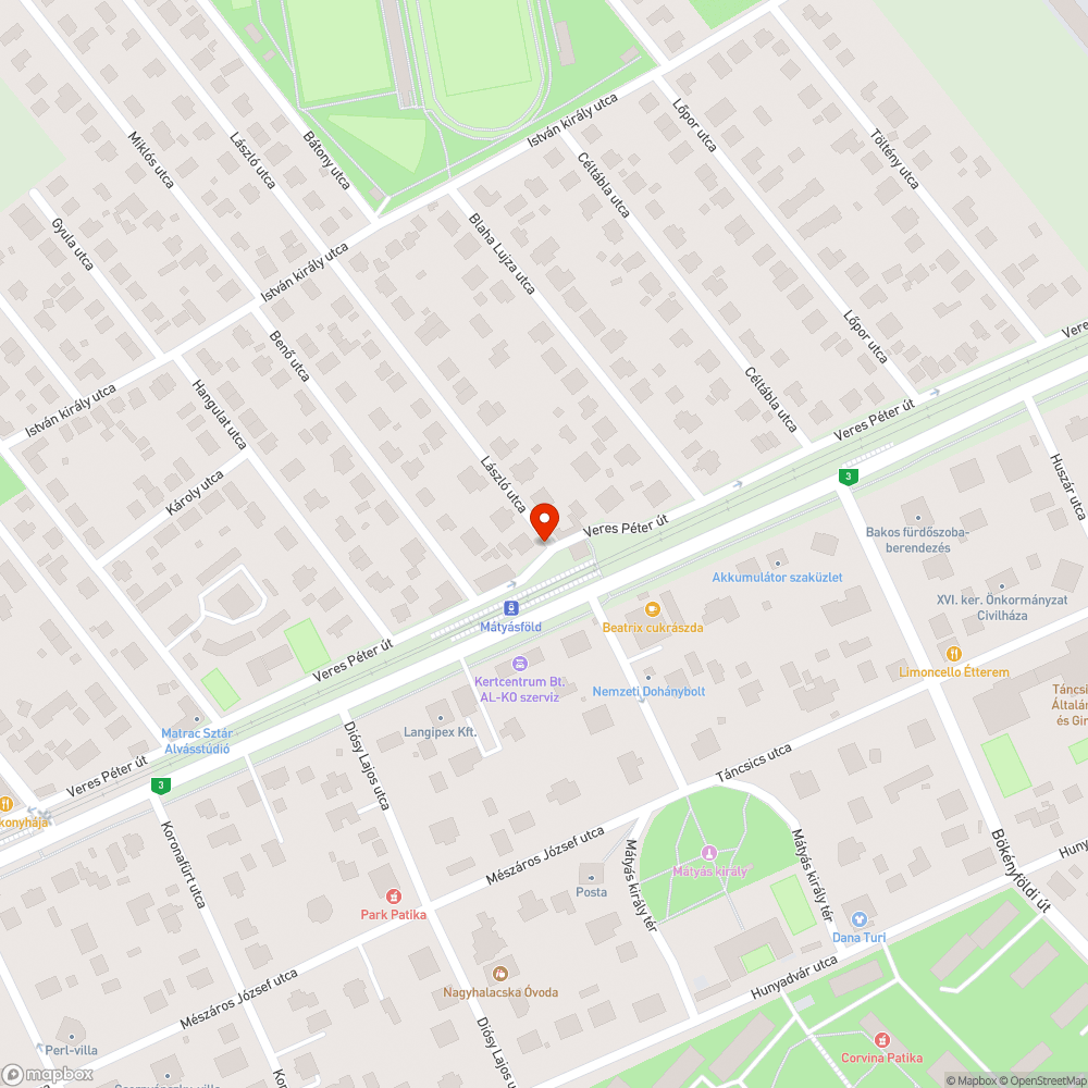 Kidőlt jelzőtábla bejelentés helye