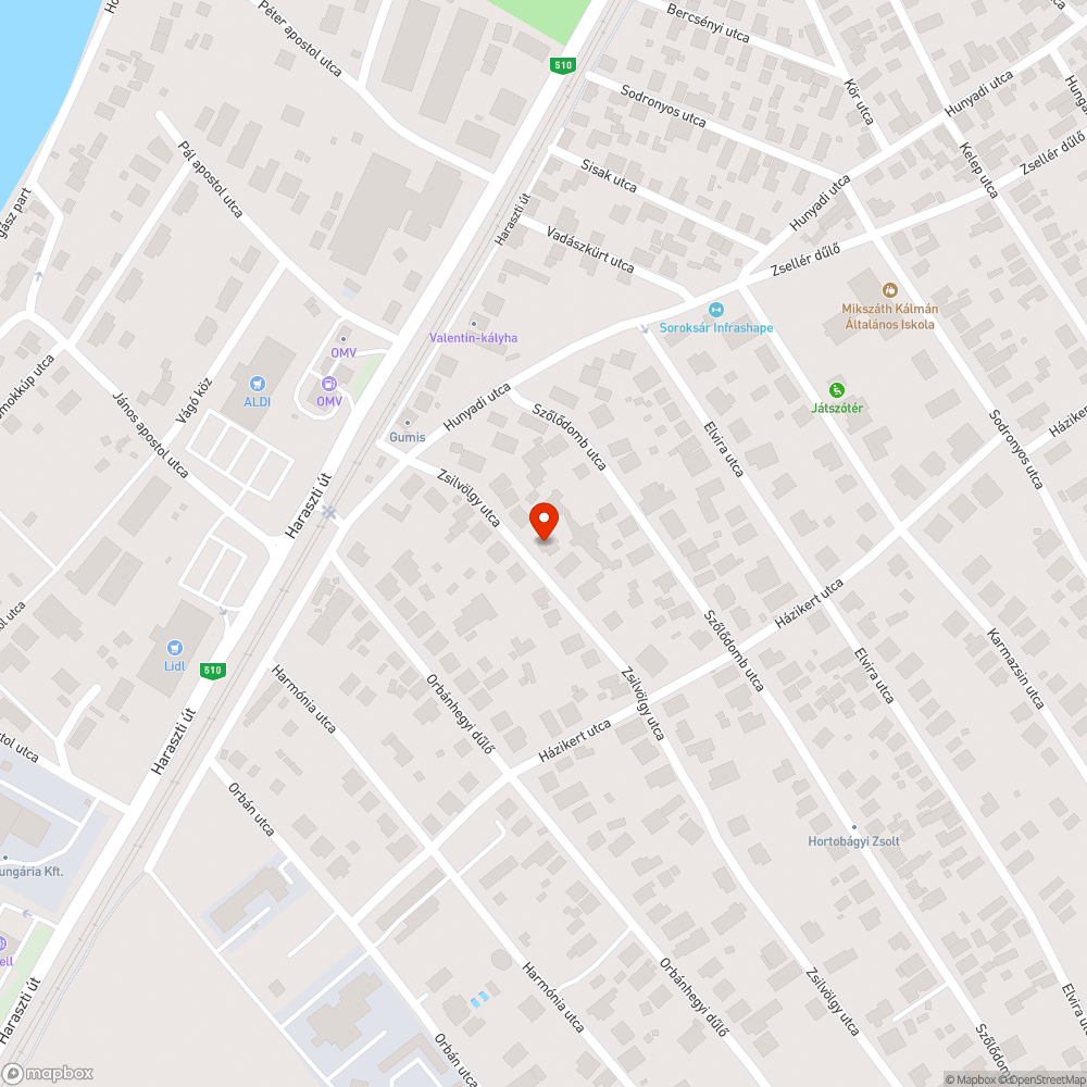 Vezeték leszakadt bejelentés helye