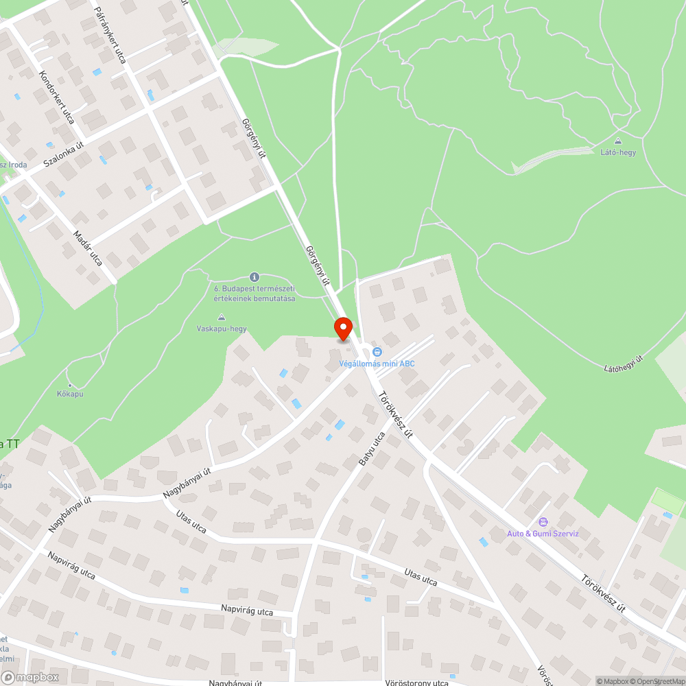 Tűzcsap folyik bejelentés helye