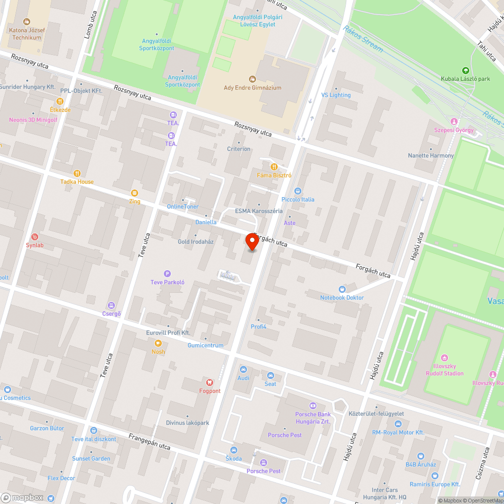 Nehézkes közlekedés a járdán bejelentés helye