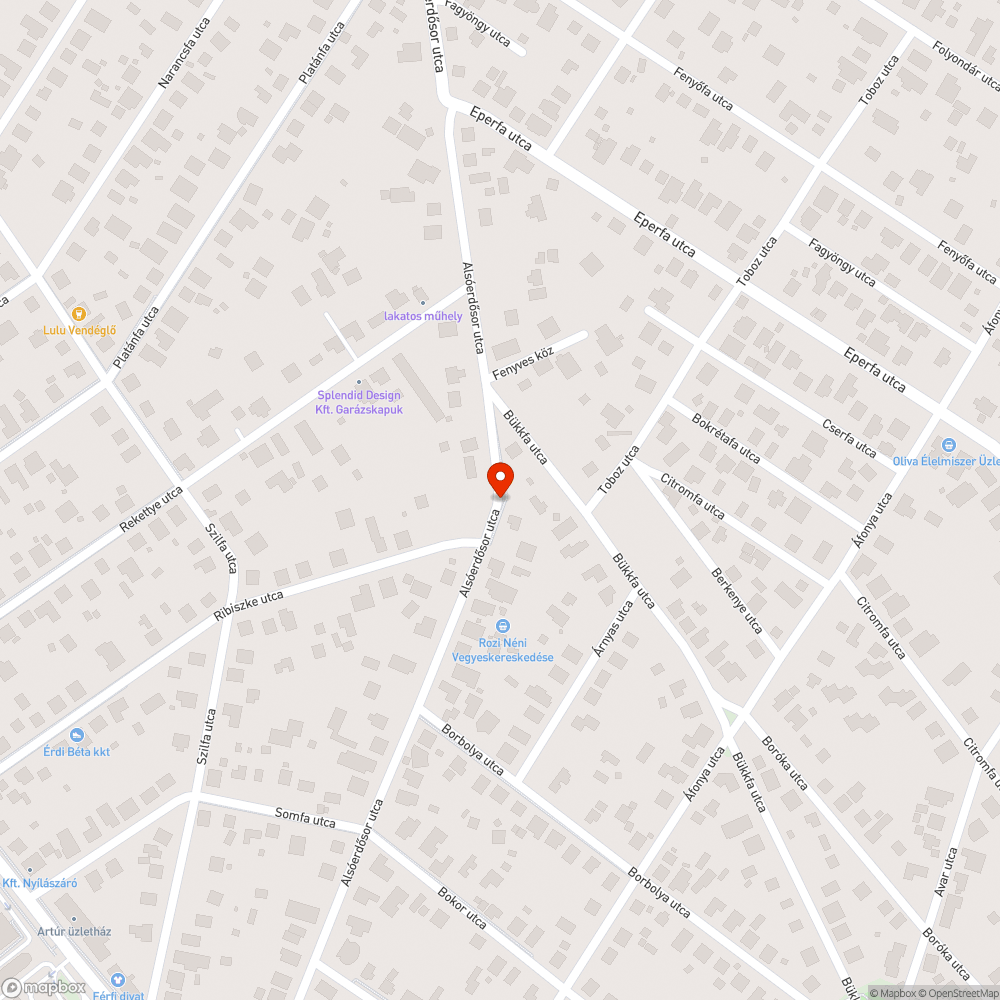 Nem működő közvilágítás bejelentés helye