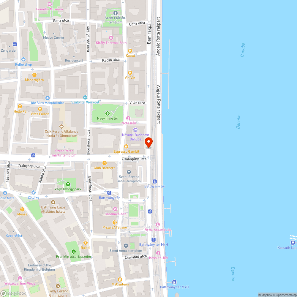 Hatalmas lejtő a Bem rakparton bejelentés helye