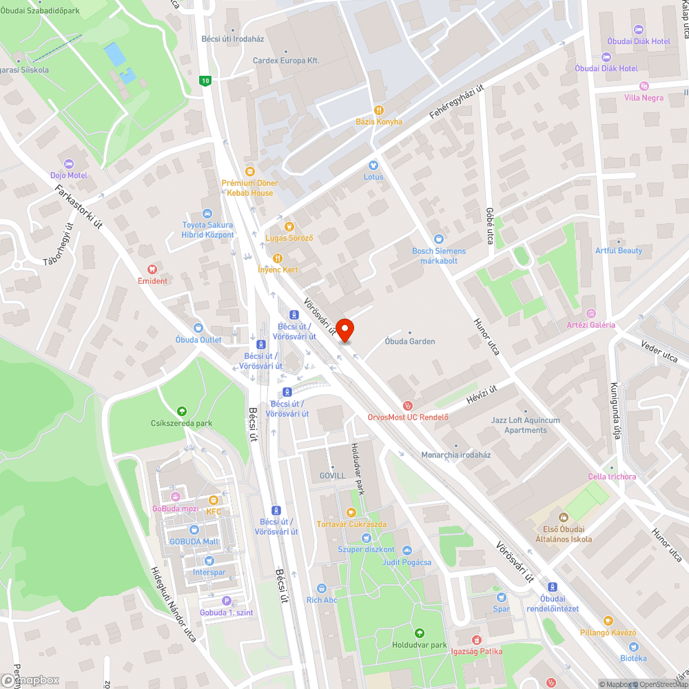 Ferde tábla bejelentés helye