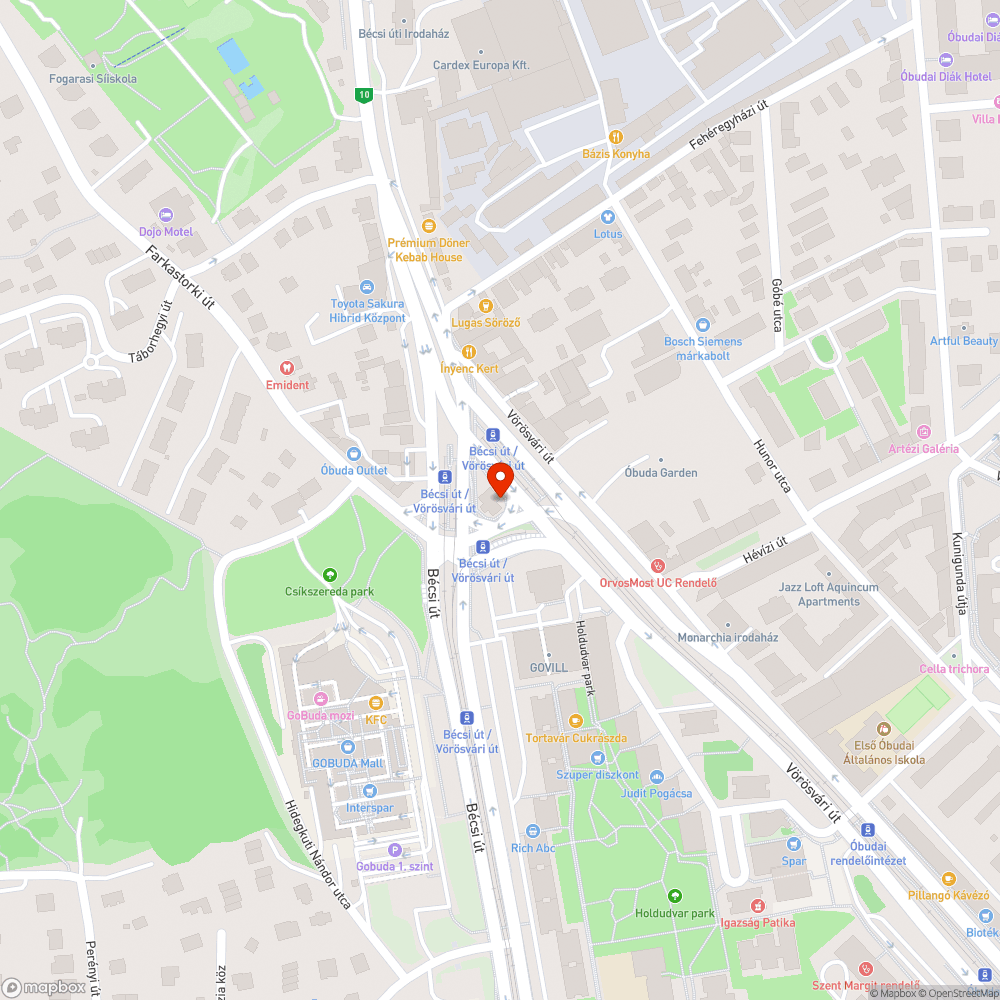 Járdán parkolás bejelentés helye