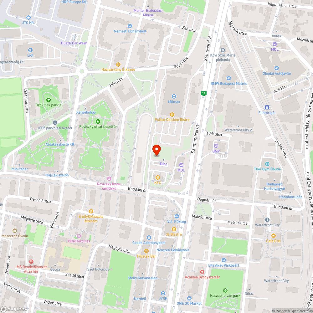 Bevásárlókocsi a fűben bejelentés helye