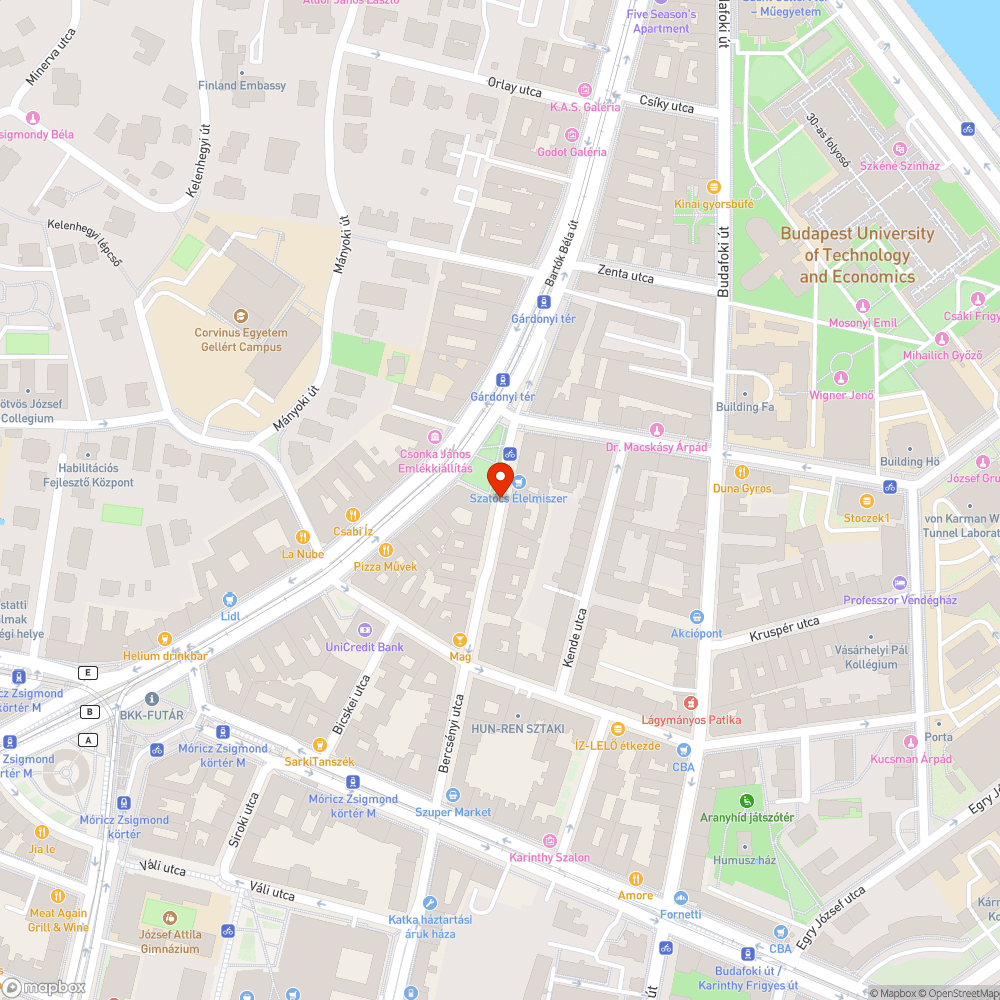 Felújítás után otthagyott terelőtalp bejelentés helye