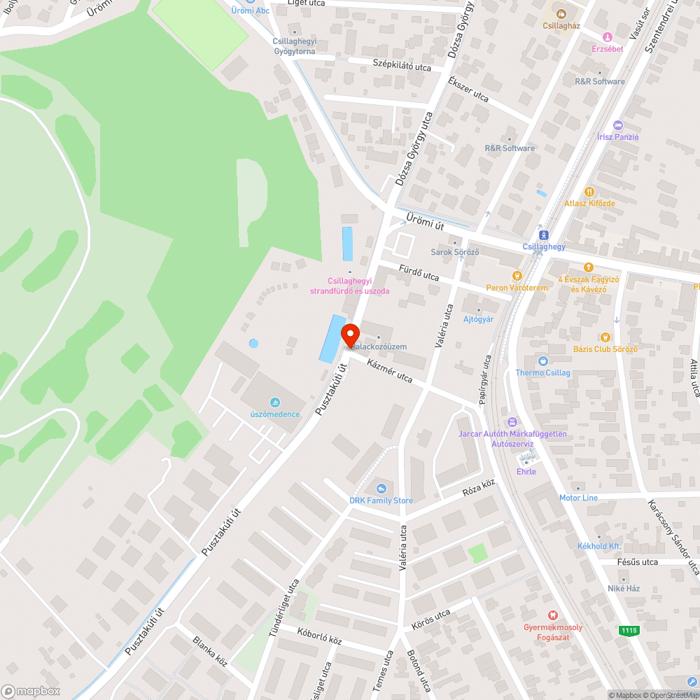 Olvashatatlan utcanévtábla bejelentés helye