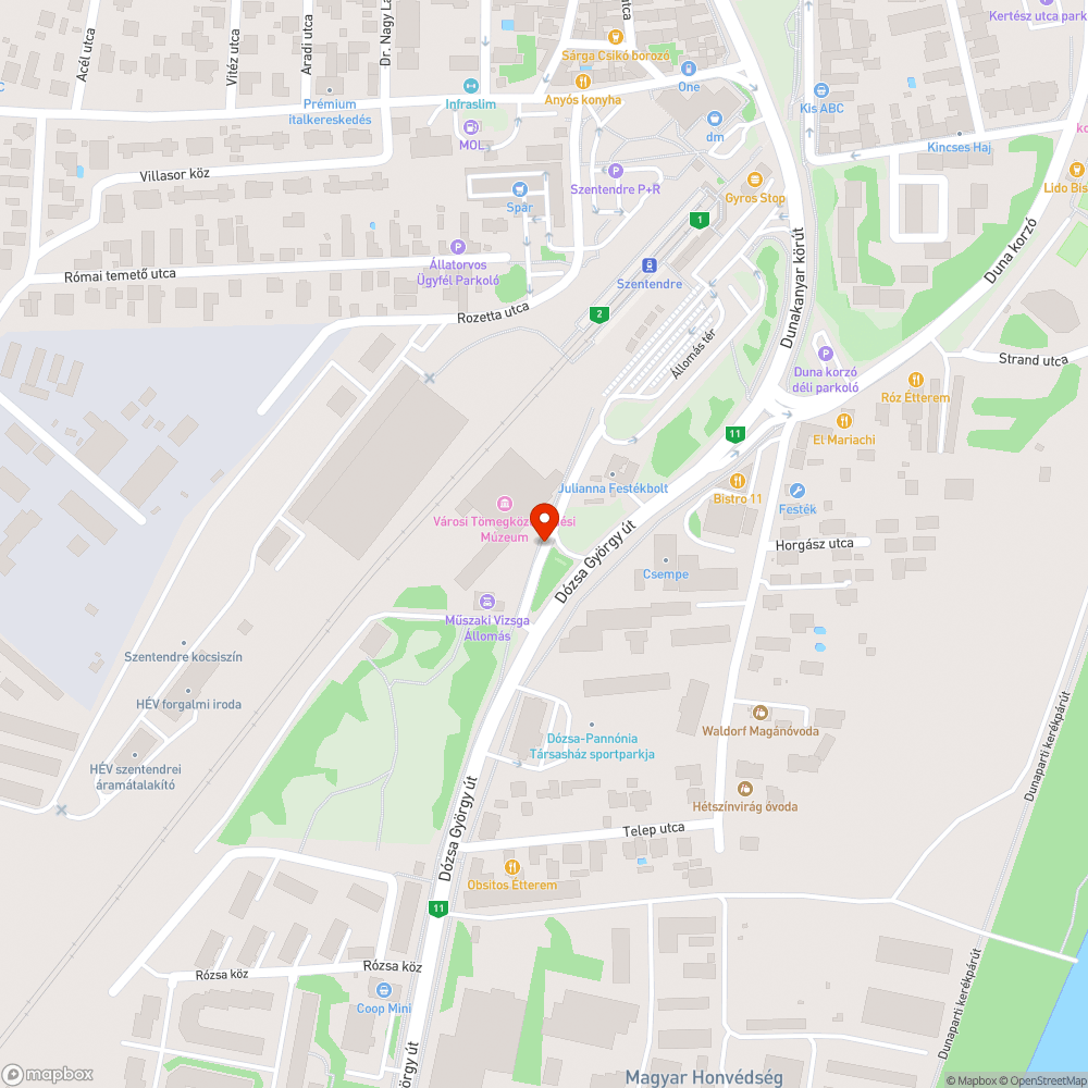 Egy utcarészen a közvilágítás nem működik. bejelentés helye