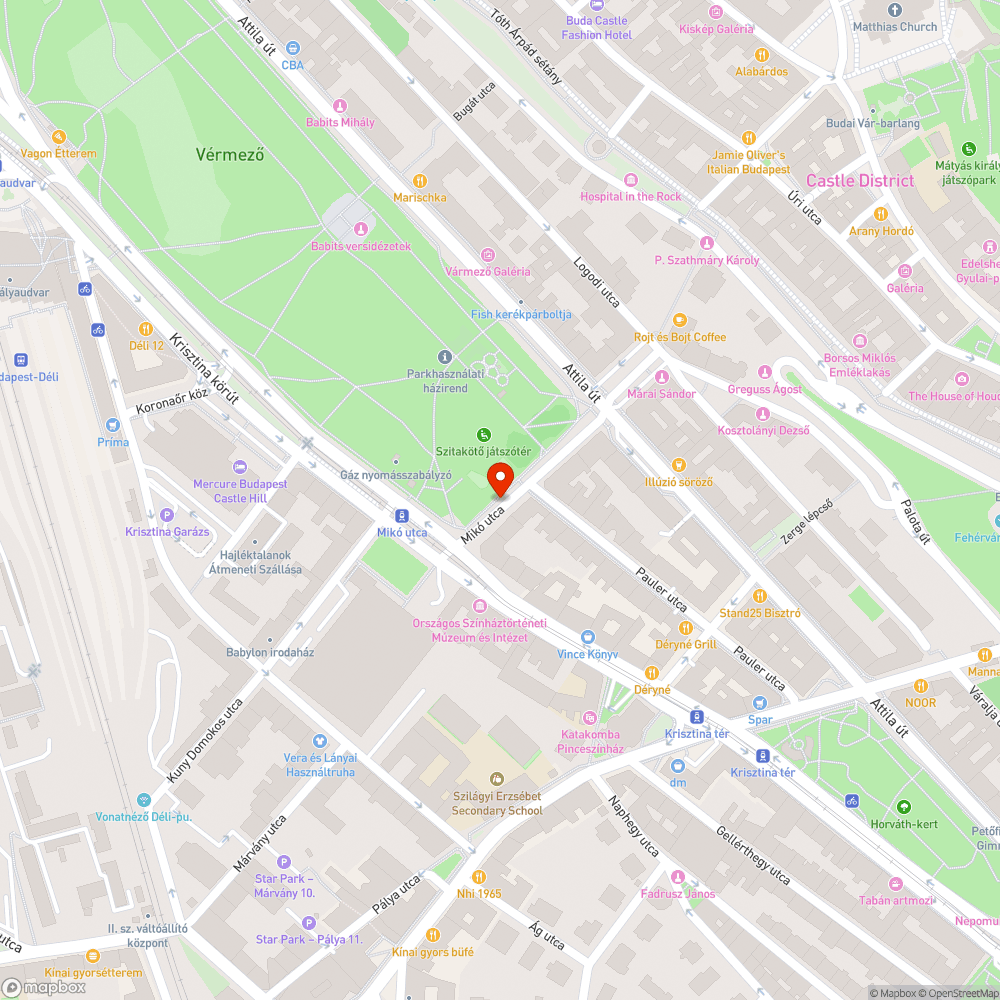 Hiányos aknafedél (Vérmező oldalán) bejelentés helye