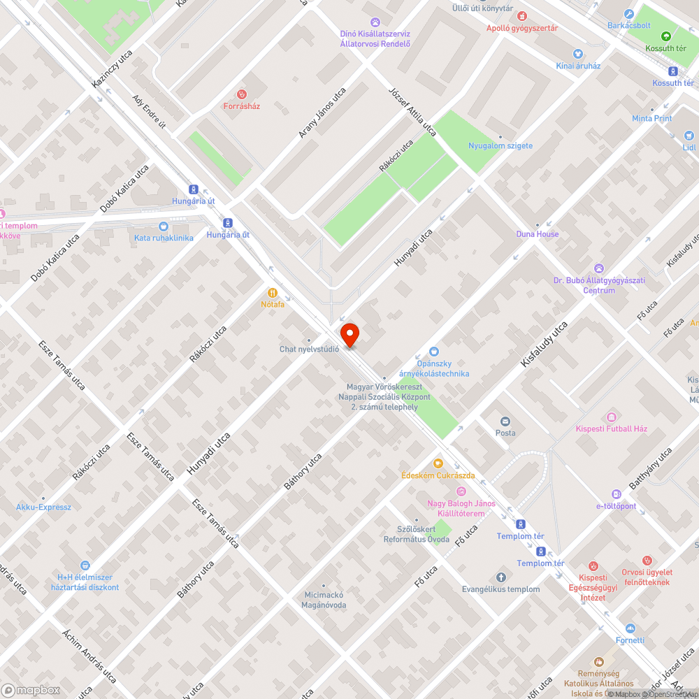 Megfáradt tábla bejelentés helye