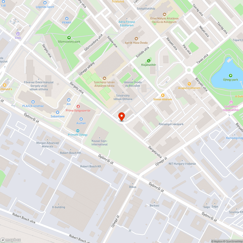 Kidöntött fiatal fa bejelentés helye