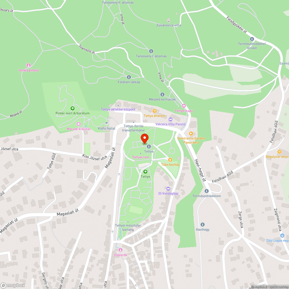 Őszi avar és karácsonyfák szerte a Tettyén bejelentés helye