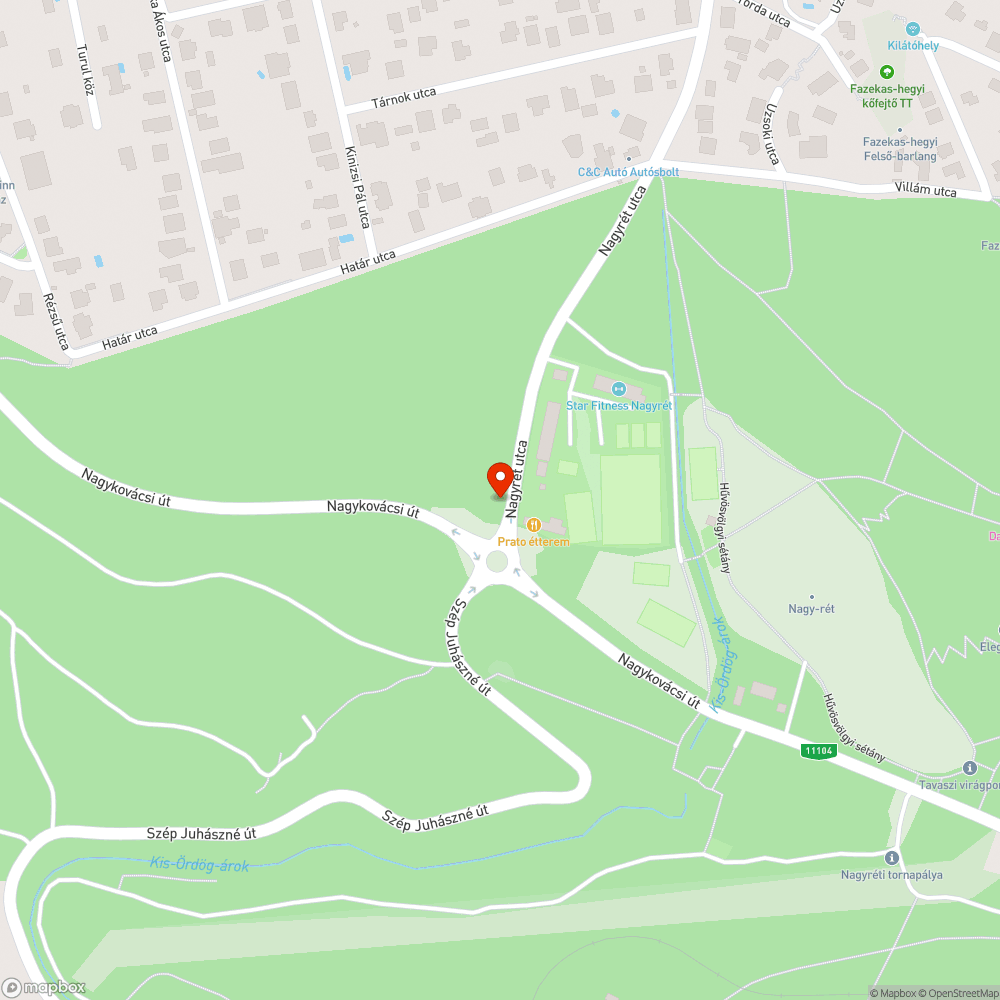 Koszos tábla és eldugult vizesárok bejelentés helye