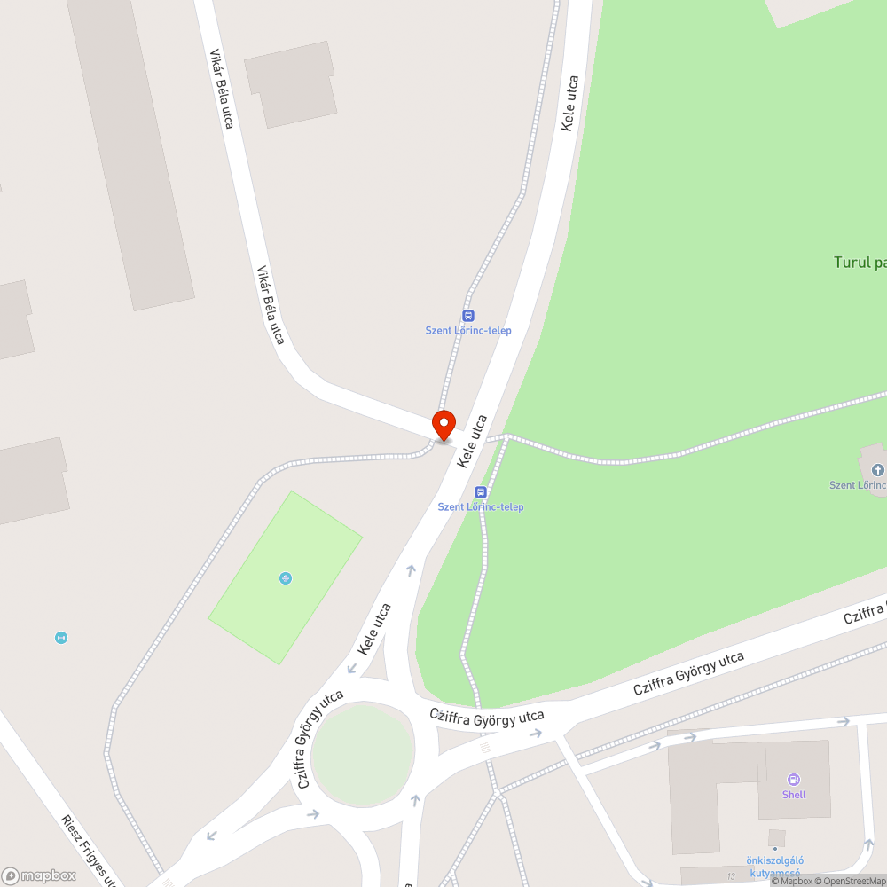 Elégtelen csapadékelvezetés a sportpálya felújítás után. bejelentés helye