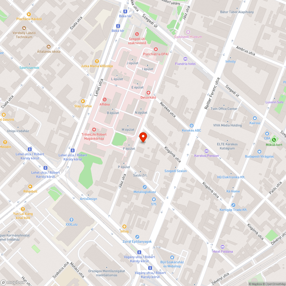 Beszakadt járda bejelentés helye