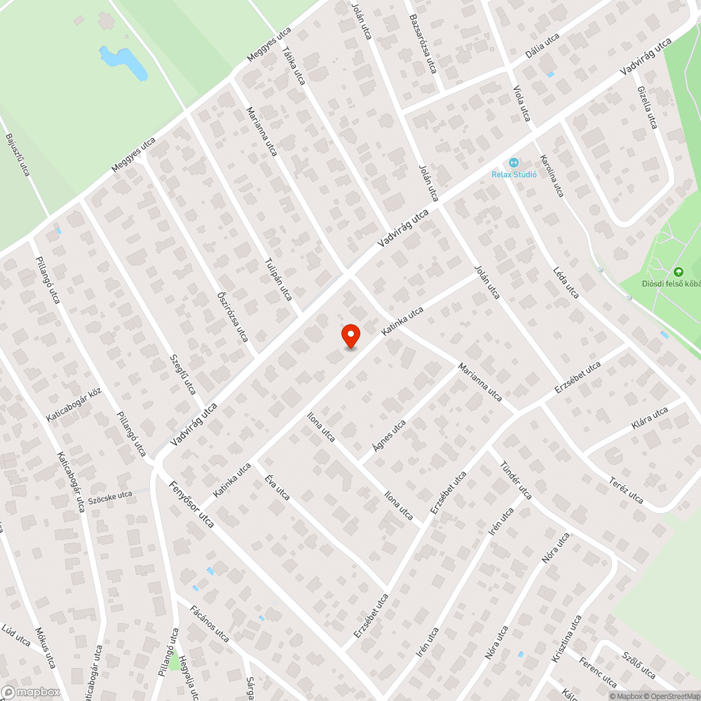 Diósd Katinka utca járhatatlan bejelentés helye