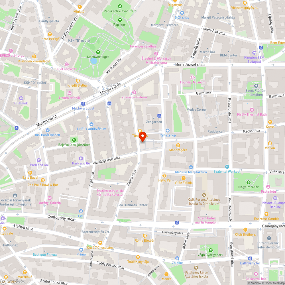 Elhanyagolt zöldfelület bejelentés helye